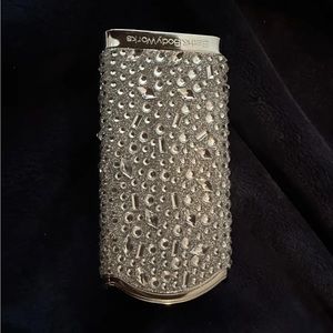 Bath & Body Works TOSSED GEMS Soap Holder Silver Metal Colored - NEW